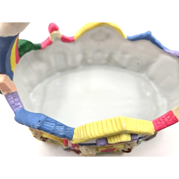 Vintage Easter Basket House Porcelian ABC Distributing 1995. - Picture 10 of 16